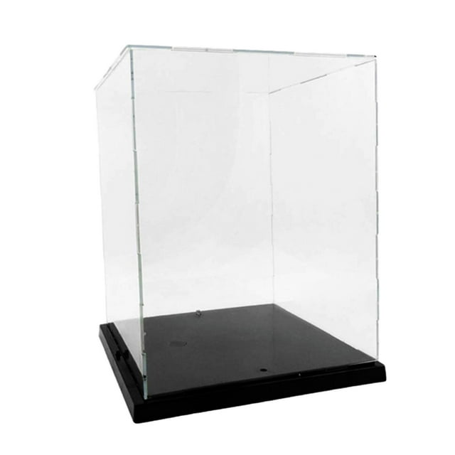 Acrylic Display Case Organizer Transparent with Container Cube for ...