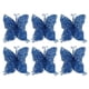 thumbnail image 2 of Decoración de mariposa con purpurina, adornos de mariposa ahuecados con Clip, artesanía de mariposa Artificial Linda para árbol de Navidad, 6 piezas, 2 of 4