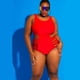 thumbnail image 4 of Nuevo traje de baño transfronterizo de una pieza de talla grande para mujer europea y americana yeacher Traje de baño, 4 of 6