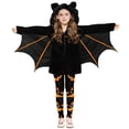 thumbnail image 1 of Disfraz de murciélago polar para niño, disfraz de murciélago volador borroso para niño, prenda exterior superior de calabaza + pantalones, 1 of 5