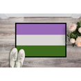 thumbnail image 2 of Carolines Treasures CK7994JMAT Genderqueer Pride Door Mat Indoor Rug or Outdoor Welcome Mat 24x36 Doormat 24H X 36W, 2 of 4