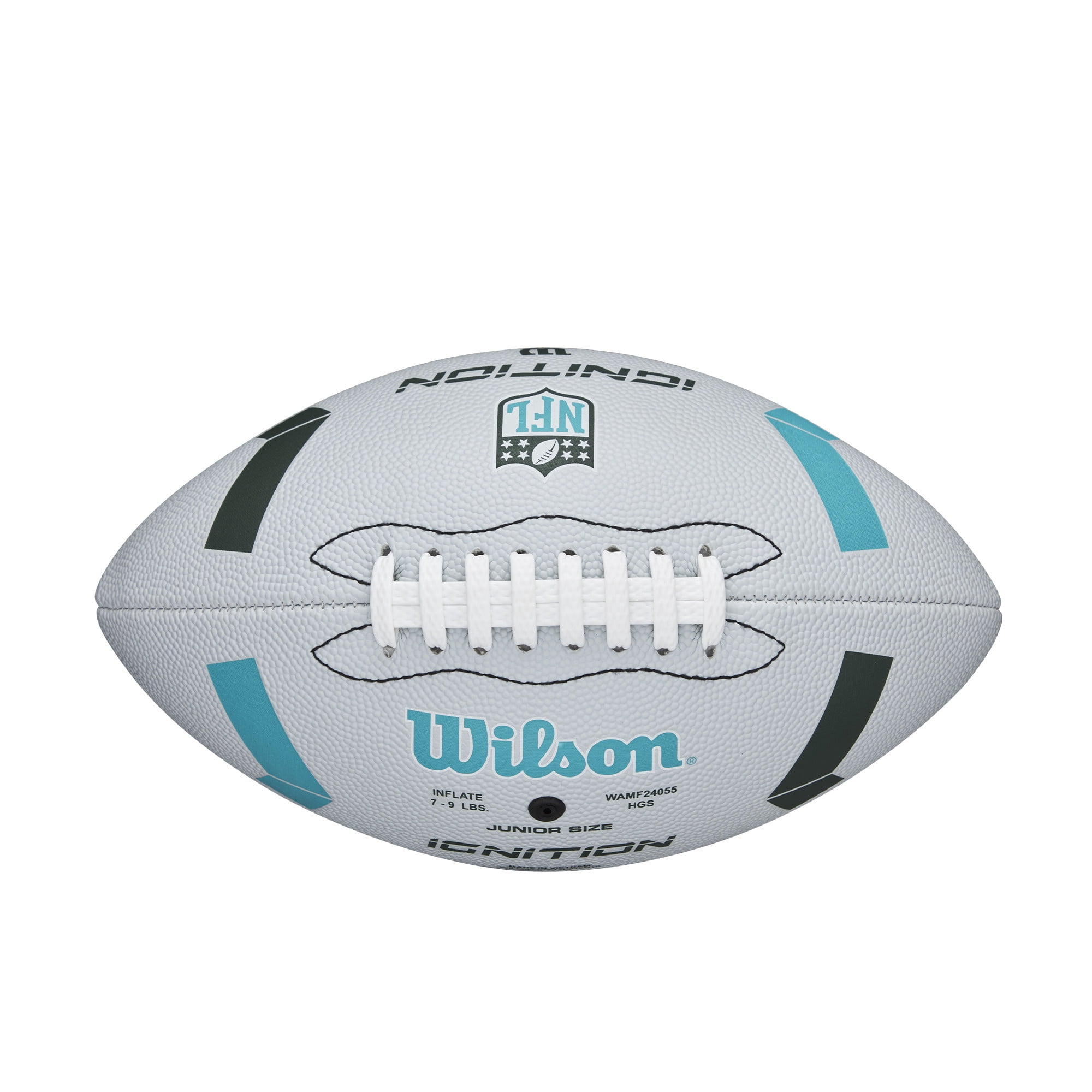 Wilson NFL Ignition Junior Size Football - Grey