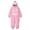 Pink, variant on HNMKIU Pumpkin Hooded Onesie Pajamas, Loose Fit Halloween Homewear Soft Plush Unisex Cosplay For Night Party Red,XL