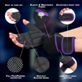 thumbnail image 2 of Guantes de entrenamiento RYMNT con soporte para la muñeca, color morado, 2 of 7