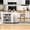 White, variant on 74.8 Inch Kitchen Island with Extendable Dining Table, Rolling Storage Cart with 3 Drawers and Power Outlet, Mobile Kitchen Island on Wheels for Kitchen, Black