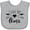 AC-Heather Grey, variant on Inktastic I Love My Oma Heart and Arrows Boys or Girls Baby Bib