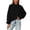 Black, variant on Stralyhd Fall Winter Women's Sweaters Oversized Knit Crewneck Tops Holiday Warm Drop Shoulder Sweatshirts Chunky Long Sleeves Loose Outfits S