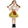 thumbnail image 2 of Mercatoo Kid Girls 𝐎ktoberfest Garment German Fraulein Bavarian Dirndl Dress Child's 𝐂arnival Halloween Cute B𝐞er Apparel, 2 of 6