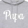 thumbnail image 3 of Instant Message - Papa - Men's Pullover Hooded Fleece Sweatshirt, 3 of 6
