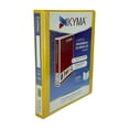 thumbnail image 1 of Carpeta Panorámica Kyma Argolla O 1 pulgada Tamaño Carta Amarillo, 1 of 3