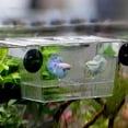 thumbnail image 1 of Caja de aislamiento de acuario acrílico transparente incubador de acuario caja de aislamiento Hugtrwg  Para estrenar, 1 of 7