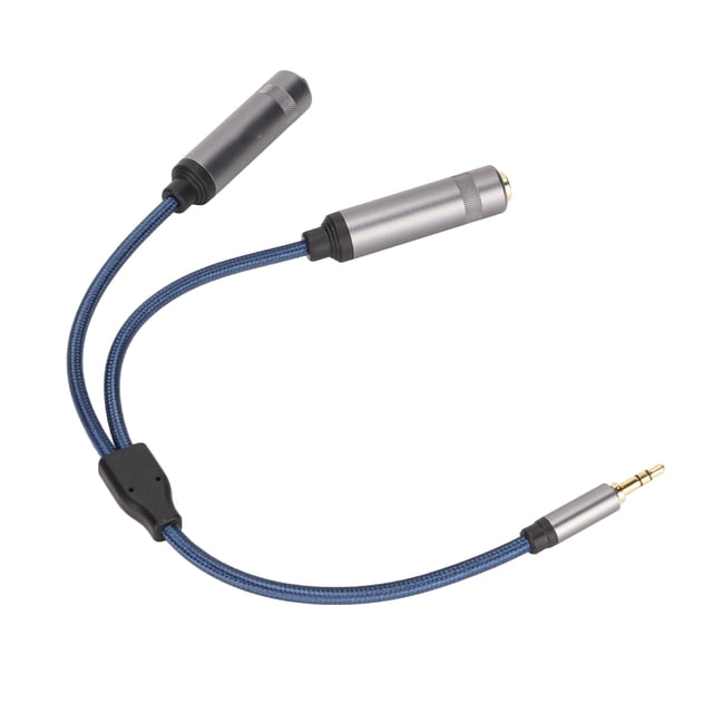 Línea de audio, 3,5 mm a 2 X macho TR Sto TS Cable hembra Funcionalidad de alta precisión