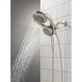 thumbnail image 2 of Delta 75419 Hydrorain 1.75 GPM 2-In1 Shower Head And Hand Shower - Black, 2 of 7