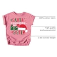 thumbnail image 4 of Olive Loves Apple Santa Promoted Me to Big Sister Christmas T-Shirt for Baby and Toddler Youth Girls Holiday Outfit Mauve Shirt 5-6, 4 of 7