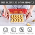 thumbnail image 3 of Baking Mould 1/2 Crescent Baking Tray Chocolate Moulds Jelly Moulds Cake Moulds For Baking Baking Mould, 3 of 9