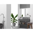 thumbnail image 6 of Castello USA Inc Juniper 36" Right Basin Stone Bathroom Sink in Matte Gray, 6 of 7