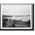 thumbnail image 2 of Historic Framed Print, [Lower Saranac Lake from the Algonquin, Adirondack Mountains], 17-7/8" x 21-7/8", 2 of 9