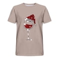 thumbnail image 3 of Blouses for Men Plus Size under $5 Short Sleeve Round-Neck Print Sports Fitness Casual Shirts Rose Gold XXXXL, 3 of 3