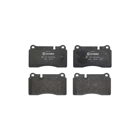 Brembo Low-Met OE Equivalent Brake Pad Set  w/ Shims