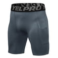 thumbnail image 1 of Pantalones Cortos Casuales para Hombre, Deportes Y Fitness Pantalones Cortos Elásticos con Bolsillos, Poliéster de Moda, 1 of 8