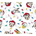 thumbnail image 2 of Springs Creative 43" 100% Cotton Graphic Prints Christmas Sewing & Craft Fabric 15 yd By the Bolt, White and Red, 2 of 3