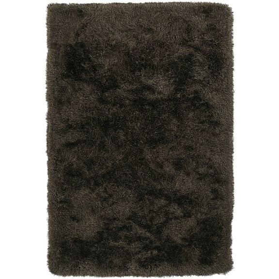 Berkley Bold Area Rug IA100 Ia100 Chocolate Chocolate Shag Plush 8' x 10' Rectangle