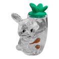 thumbnail image 1 of Easter Glass Jars Egg Shape Clear Glass Jar With Removable Lid For Easter Chocolate Cookies Sweets Ears Storage Container For Pantry Organization, 1 of 7