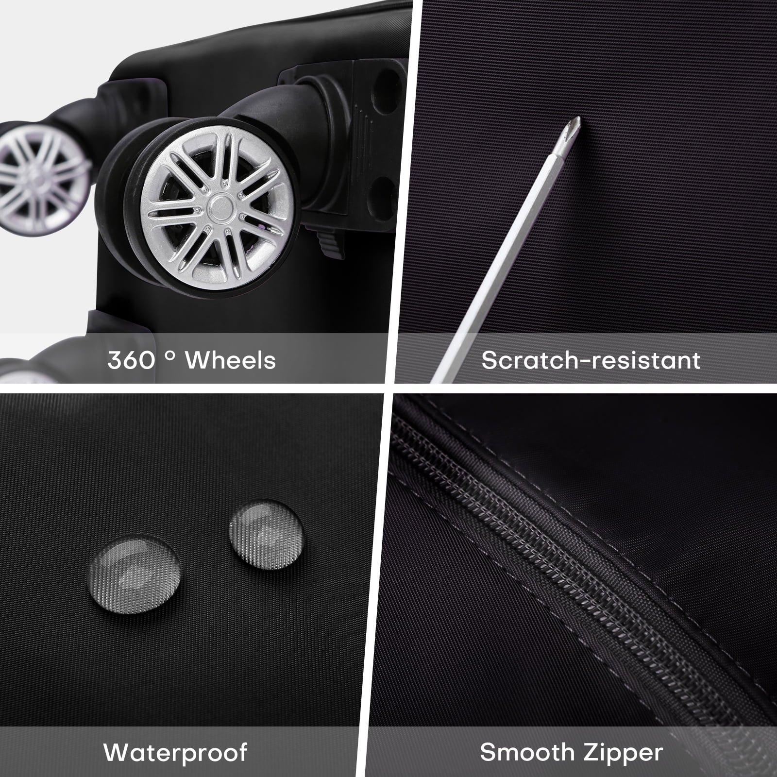 Expandable Rolling Travel Bag With 360° Detachable Wheels Foldable Luggage Bag Waterproof Carry On Overnight Tote For Home Storage Gym Moving Camping