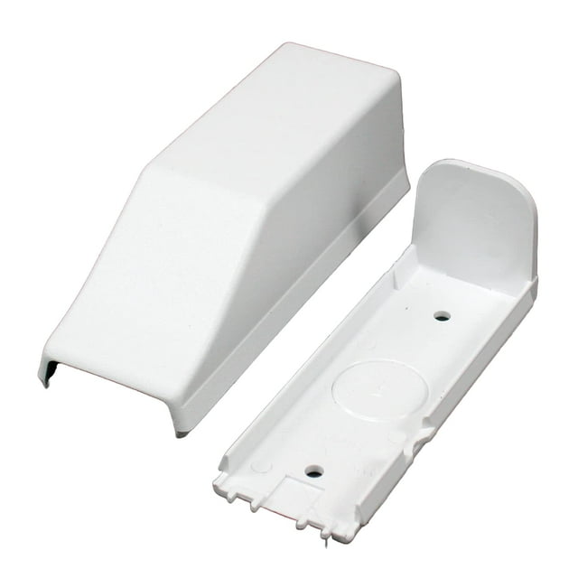 Funda de gestión de cables Wiremold NMW17 de plástico Raceway blanca