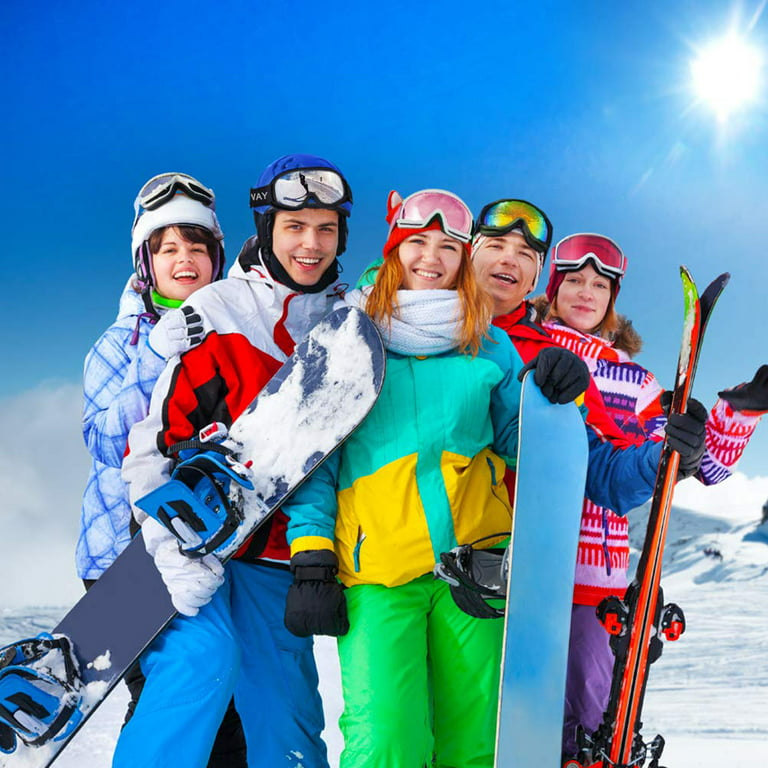 Findway Gafas de Esquí, Máscara Gafas Esqui Snowboard Nieve Espejo para  Hombre Mujer Adultos Juventud Jóvenes OTG Compatible con Casco,Anti Niebla