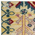 thumbnail image 5 of SAFAVIEH Watercolor Merrill Abstract Colorful Area Rug, Light Yellow/Blue, 8' x 10', 5 of 6