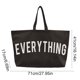 thumbnail image 3 of Uuiauoio Large Canvas Tote Bag - Extra Large Shopping Bag for Women Beach Totes Bags Reusable Big Grocery Bag, 3 of 6