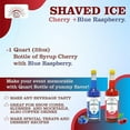 thumbnail image 2 of Under the Sun Products Snow Cone Syrup Blue Raspberry and Cherry, 1 Quart Each (32 oz Bottles), 2-Pack, 2 of 5