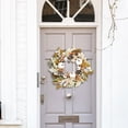 thumbnail image 5 of Halloween Wreath,Autumn Wreath,Artificial Fall Wreath Front Door Wreath Handmade Wreath Fall Decorations Halloween Decoration Farmhouse Wreath for Autumn & Halloween & Thanksgiving Day, 5 of 7