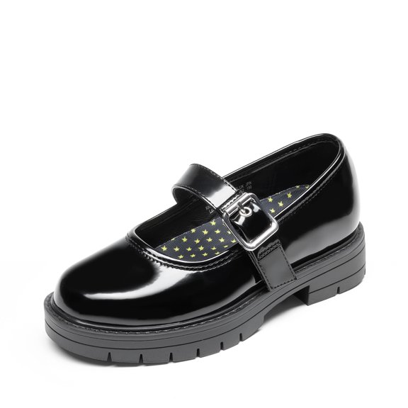 DREAM PAIRS Girls'Mary Jane School Flats Classic Uniform Dress Shoes