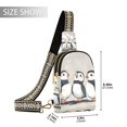 thumbnail image 2 of FORMRS Womens Crossbody Sling Bag Travel Daypack Shoulder Chest Backpack, Cute Puffin, 2 of 7