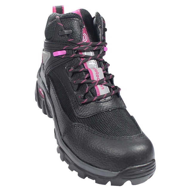 BOTA INDUSTRIAL CLIFF MUJER NEGRO PIEL 0466 LEON 0466p