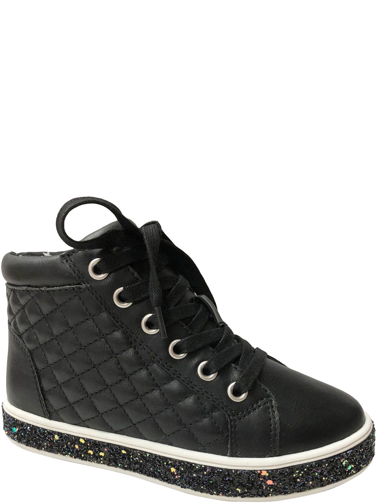 girls quilted sneakers
