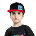 thumbnail image 5 of Customize Picture Children's Baseball Cap, Colorblock Flat-Brim Snapback Adjustable Hip-Hop Hat, Personalized Birthday Gift for Kids., 5 of 10