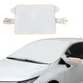 thumbnail image 1 of Cubierta de automóvil para parabrisas delantero Unique Bargains para SUV grande de película de aluminio 88.6 pulgadas 2 tiras reflectantes, 1 of 6