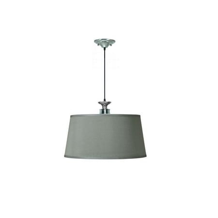 

Satin Nickel 12 Inch Pendant Kit with 20 Inch Lamp Shade