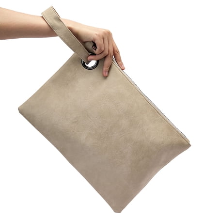 Fugua Wristlet Wallets for Women Vegan Leather Classic Hand Bags Women Clutch Purse