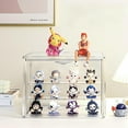 thumbnail image 4 of Clearance！3pcs Clear Acrylic Display Box,Transparent Storage Organizer Case- Dustproof Stackable Storage Bins for Figures Toys Collectibles, 3 Tiers, 4 of 8