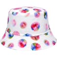 thumbnail image 6 of CoCopeaunts Graffiti Bob Cap Hip Hop Bucket Hat Foldable Double-Sided Fishing Hat Tie Dye Gorros Men Women Beach Sun Fisherman Hat, 6 of 8