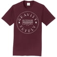 thumbnail image 1 of Camiseta de manga corta Gravity Outdoor Co. al aire libre Logo blanco MAROON M, 1 of 1