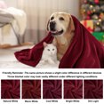 thumbnail image 6 of Fleece Blanket Soft Lightweight Microfiber Plush Flannel Throw Blankets for Couch Sofa Bed, Burgundy Twin, 6 of 7