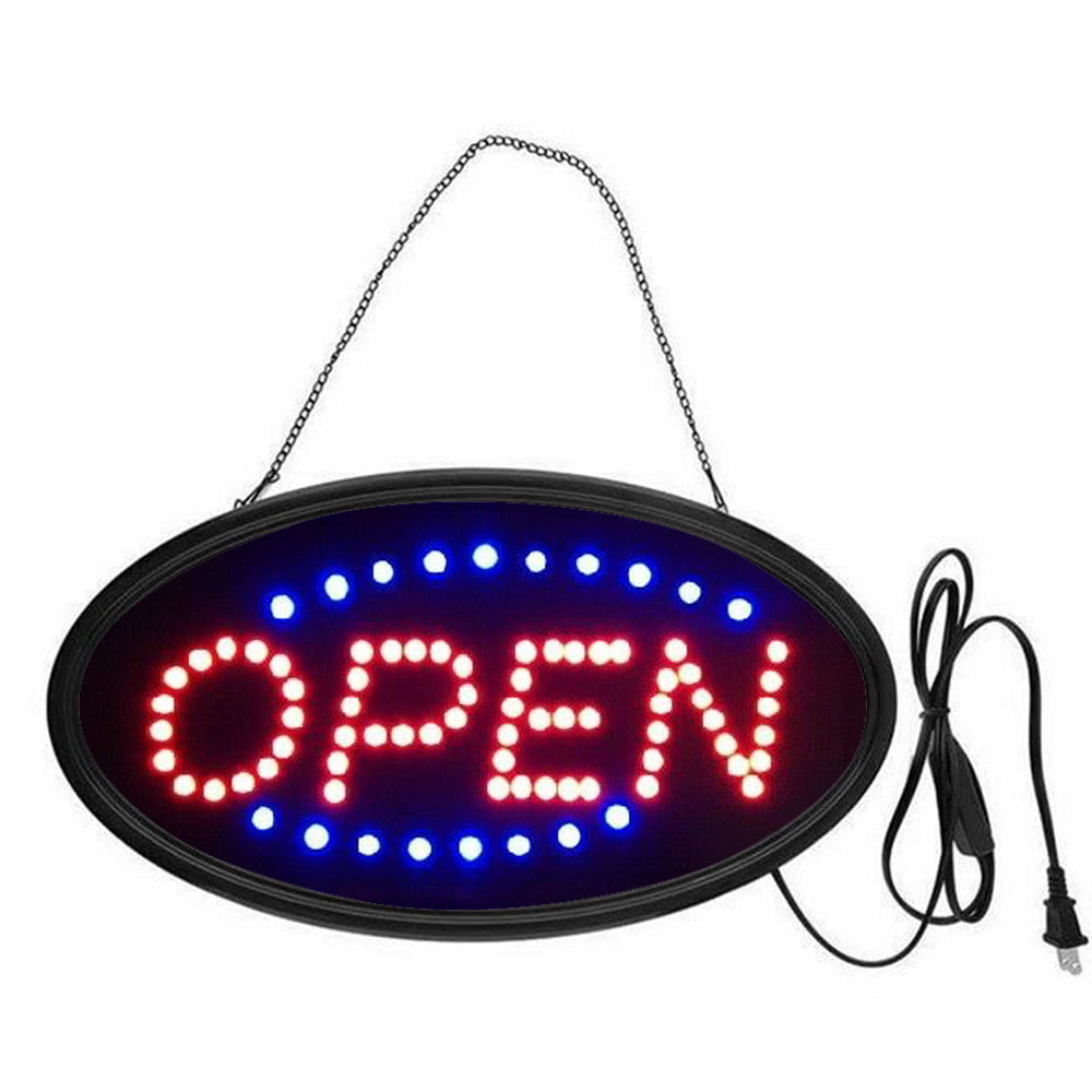 Ultra Bright LED Neon Open Sign for Business Store Animated Motion Light 2 Modes 