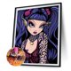 thumbnail image 1 of Cuadros Decorativos Kit de pintura de diamante 5D, bricolaje, niña de pelo púrpura, taladro redondo completo, cuadro de mosaico, arte DQrwqpou Nuevos Originales, 1 of 9