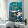 thumbnail image 3 of Kiki's Delivery Service Anime Poster Japanese Art Poster Canvas Painting Decor Wall Print Photo Gifts Home Modern Decorative Posters 16x24inch(40x60cm), 3 of 6