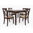 thumbnail image 3 of Jofran Walnut Creek 5 Pack Dining Set - Dining Table with 4 Chairs, 3 of 4